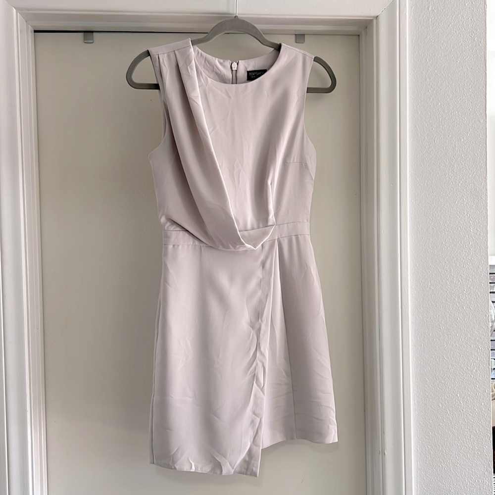 TOPSHOP cream colored minidresses. Size 2.